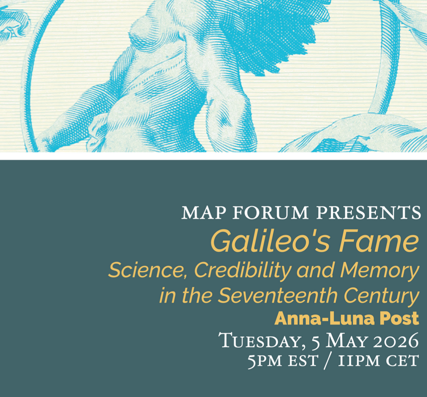 MAP FORUM PRESENTS: Tuesday, 5 May @5pm EST/11pm CET