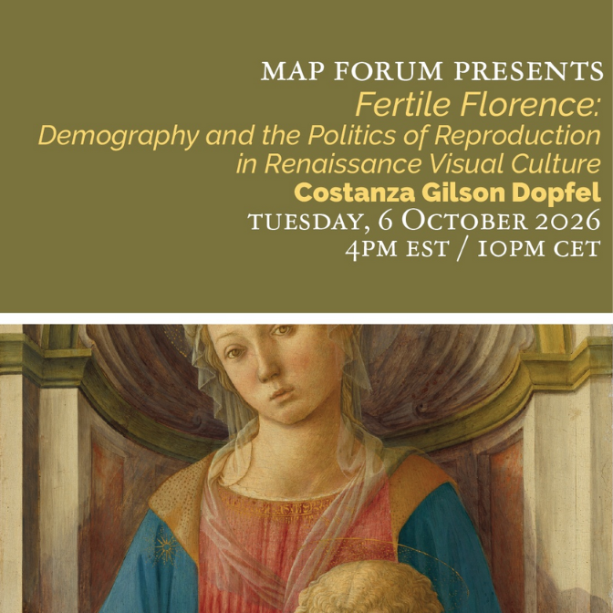 MAP FORUM PRESENTS: Tuesday, 6 October @ 4pm EST / 10pm CET