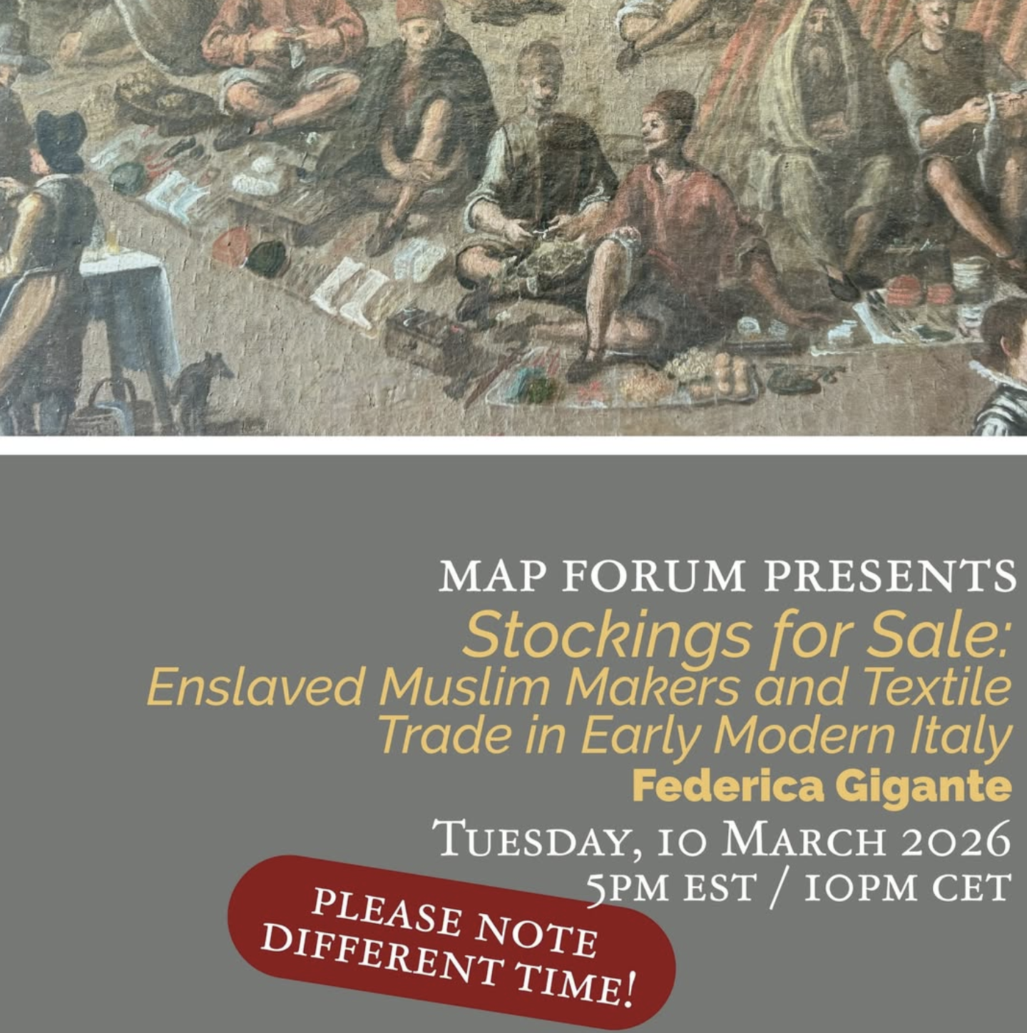 MAP FORUM PRESENTS: Tuesday, 10 March @ 5pm EST/10pm CET