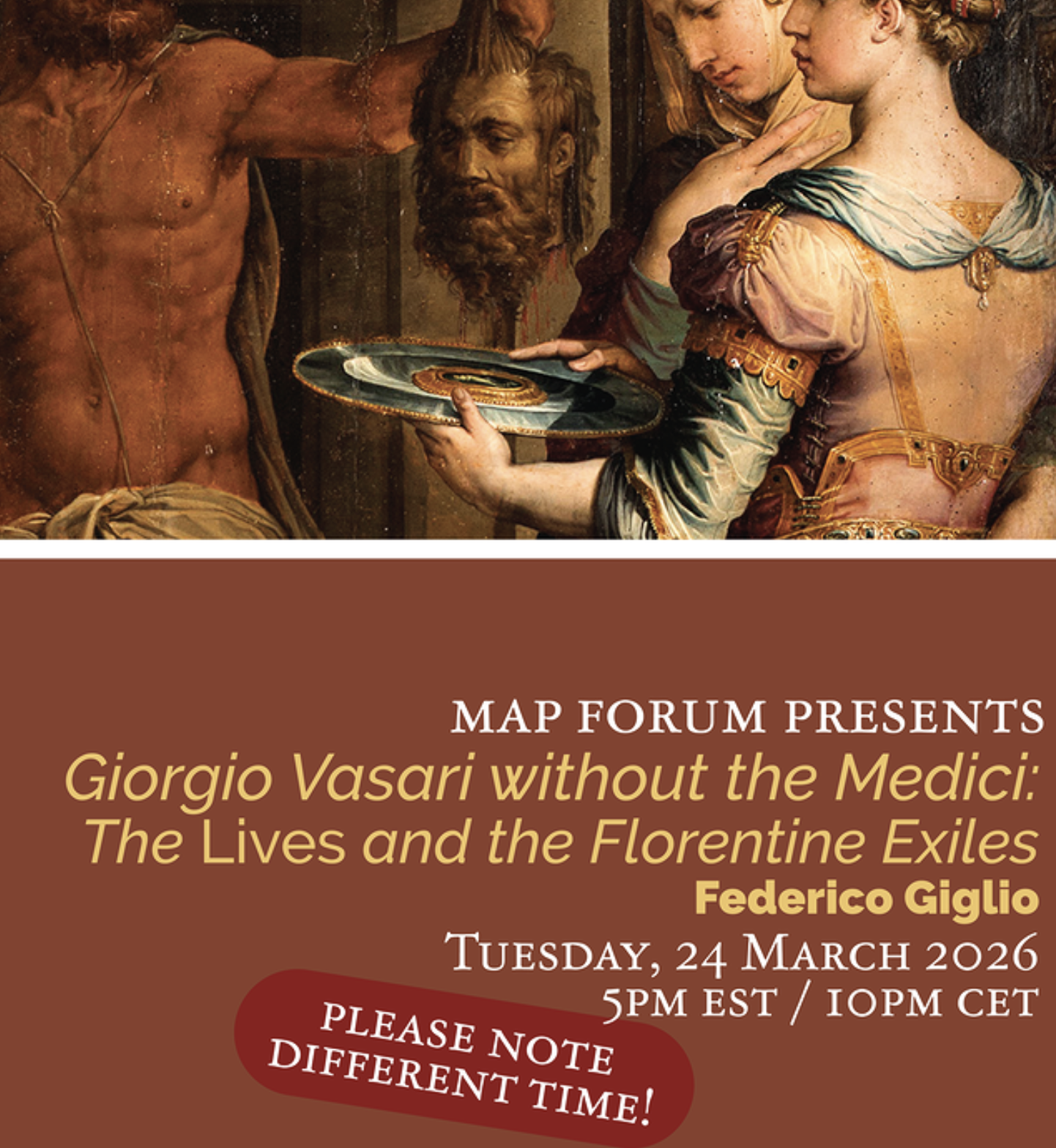 MAP FORUM PRESENTS: Tuesday, 23 March @ 5pm EST/10pm CET