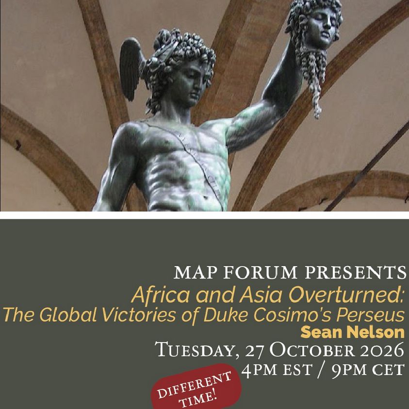 MAP FORUM PRESENTS: Tuesday, 27 October @ 4pm EST / 9pm CET